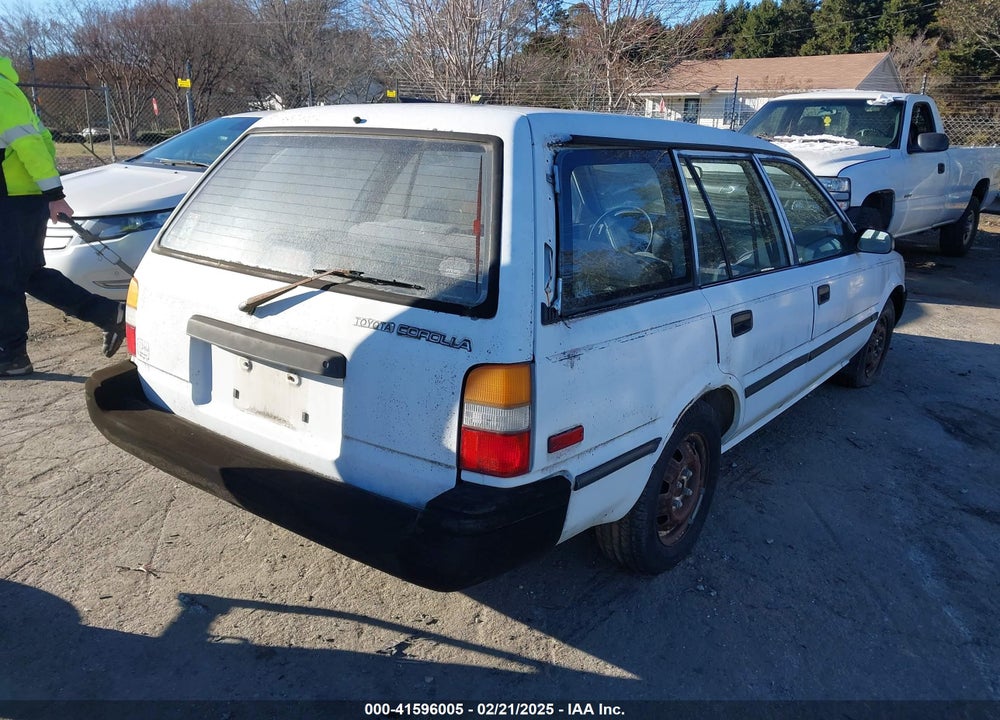 1988 TOYOTA COROLLA DLX VIN: JT2AE92WXJ3124684