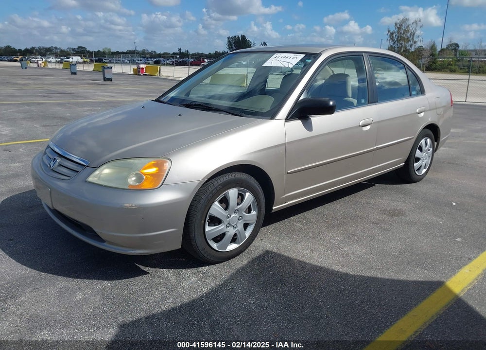 2002 HONDA CIVIC LX VIN: 2HGES16552H527184