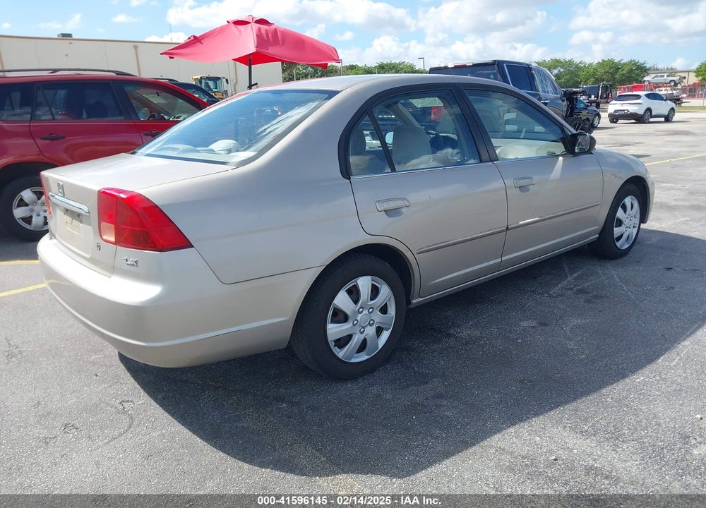 2002 HONDA CIVIC LX VIN: 2HGES16552H527184