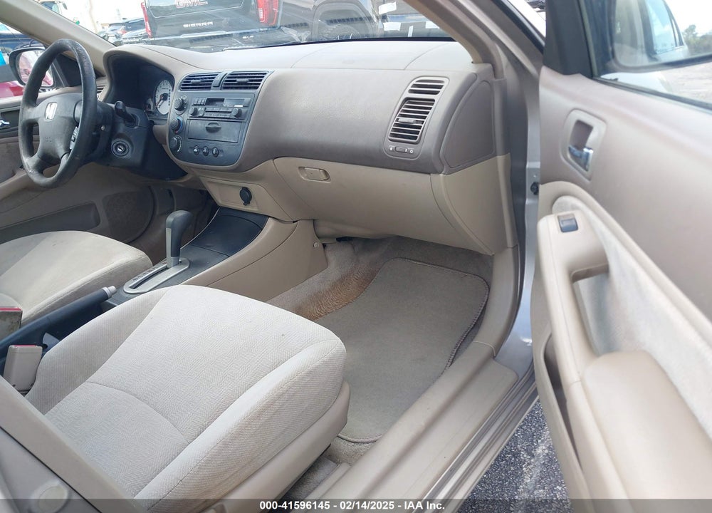 2002 HONDA CIVIC LX VIN: 2HGES16552H527184