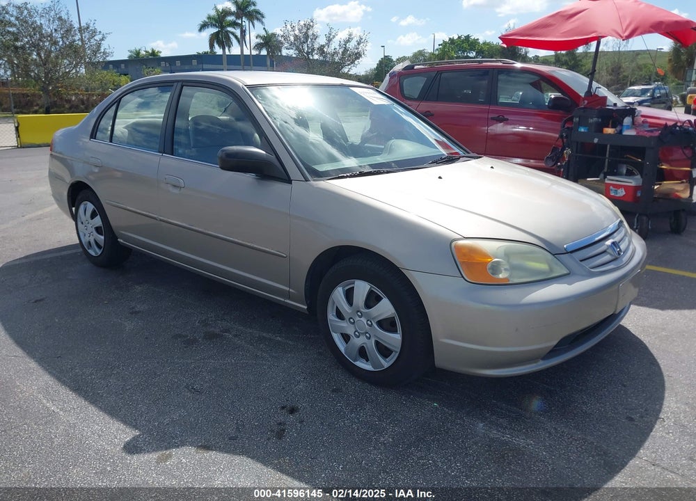 2002 HONDA CIVIC LX VIN: 2HGES16552H527184