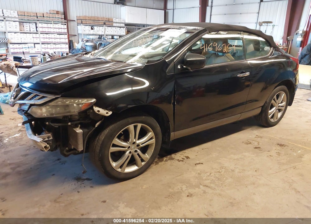 2011 NISSAN MURANO CROSSCABRIOLET VIN: JN8AZ1FY5BW000268