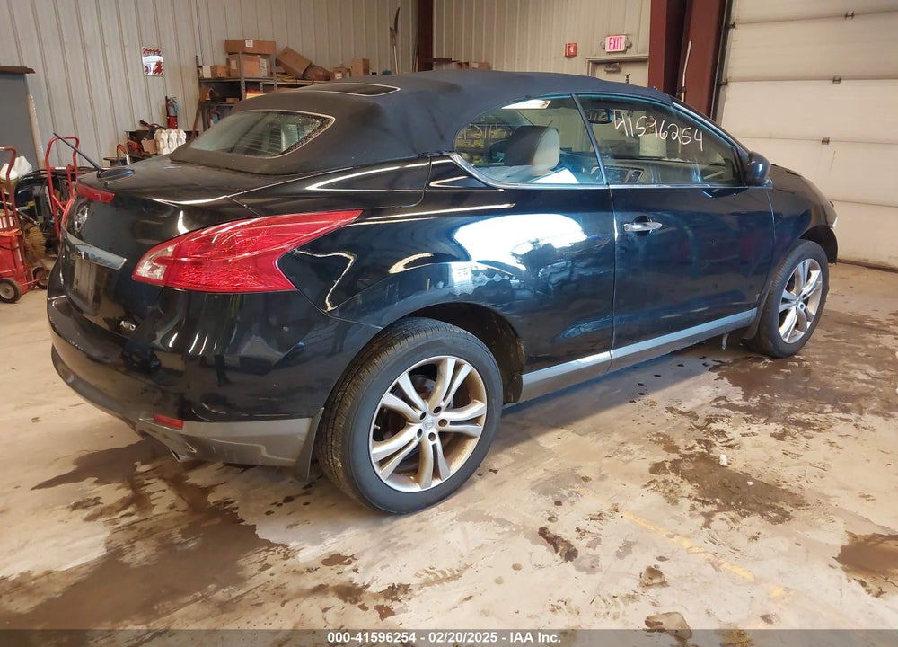 2011 NISSAN MURANO CROSSCABRIOLET VIN: JN8AZ1FY5BW000268