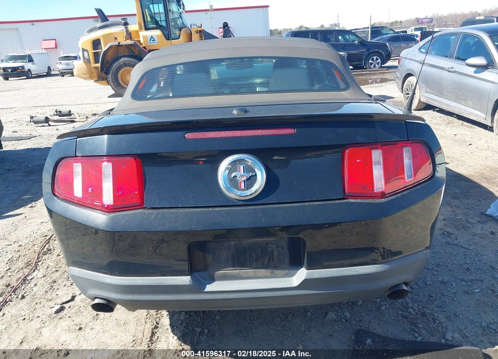 2012 FORD MUSTANG V6 PREMIUM VIN: 1ZVBP8EM6C5220391