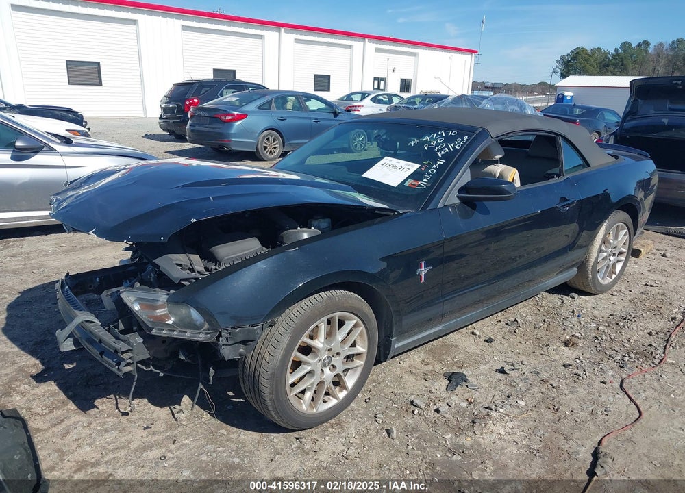2012 FORD MUSTANG V6 PREMIUM VIN: 1ZVBP8EM6C5220391