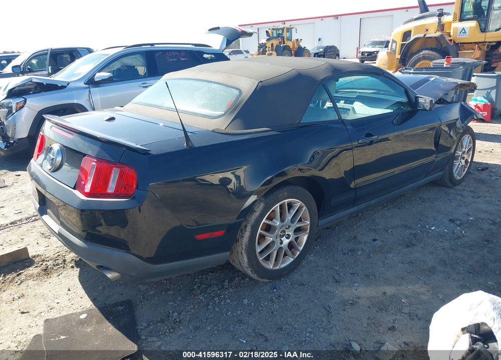 2012 FORD MUSTANG V6 PREMIUM VIN: 1ZVBP8EM6C5220391