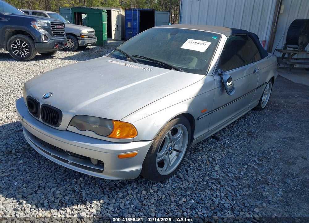 2001 BMW 330CI VIN: WBABS53421JU87323