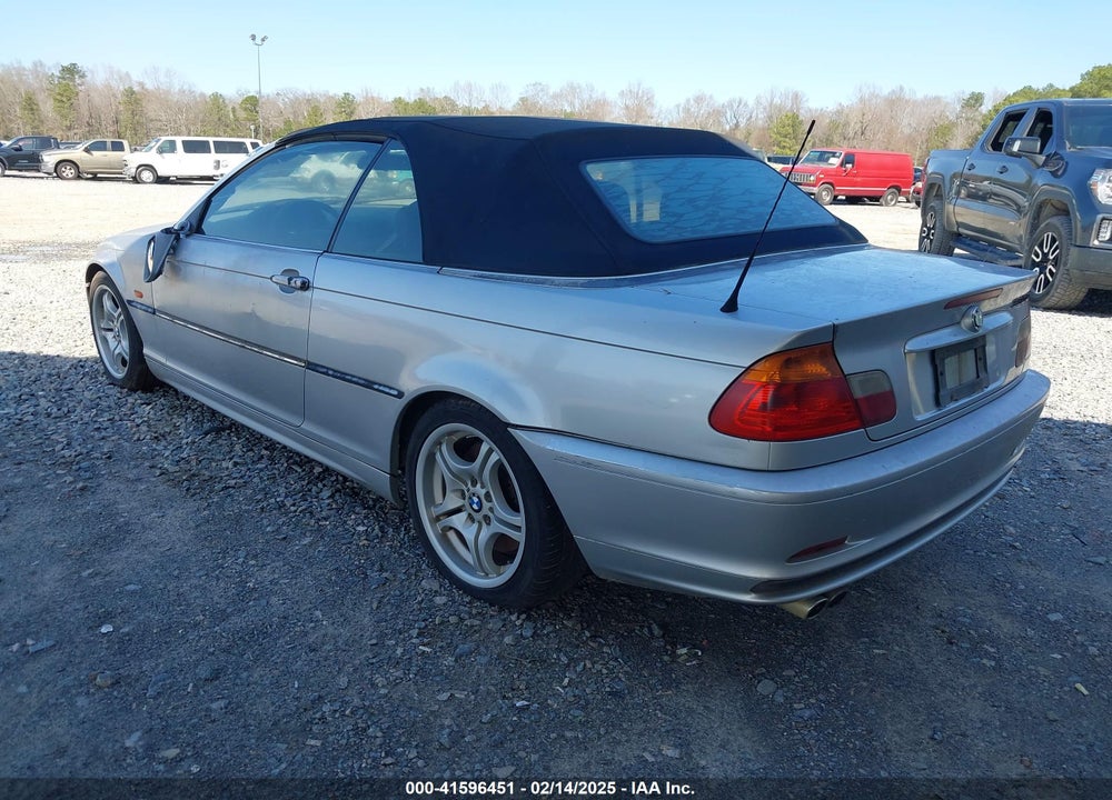 2001 BMW 330CI VIN: WBABS53421JU87323