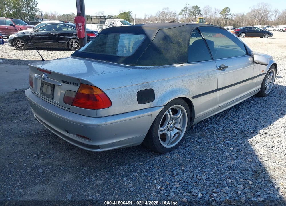 2001 BMW 330CI VIN: WBABS53421JU87323