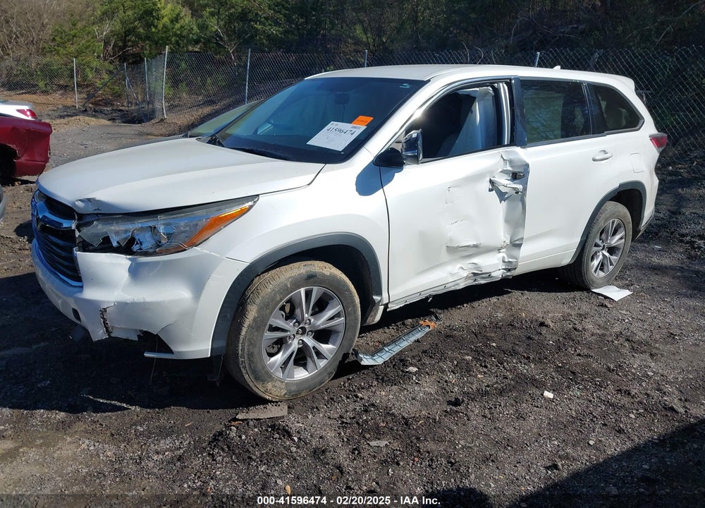 2015 TOYOTA HIGHLANDER VIN: 5TDZKRFH4FS099110