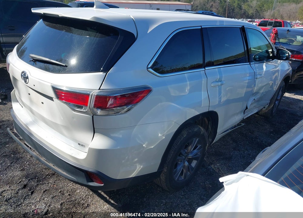 2015 TOYOTA HIGHLANDER VIN: 5TDZKRFH4FS099110