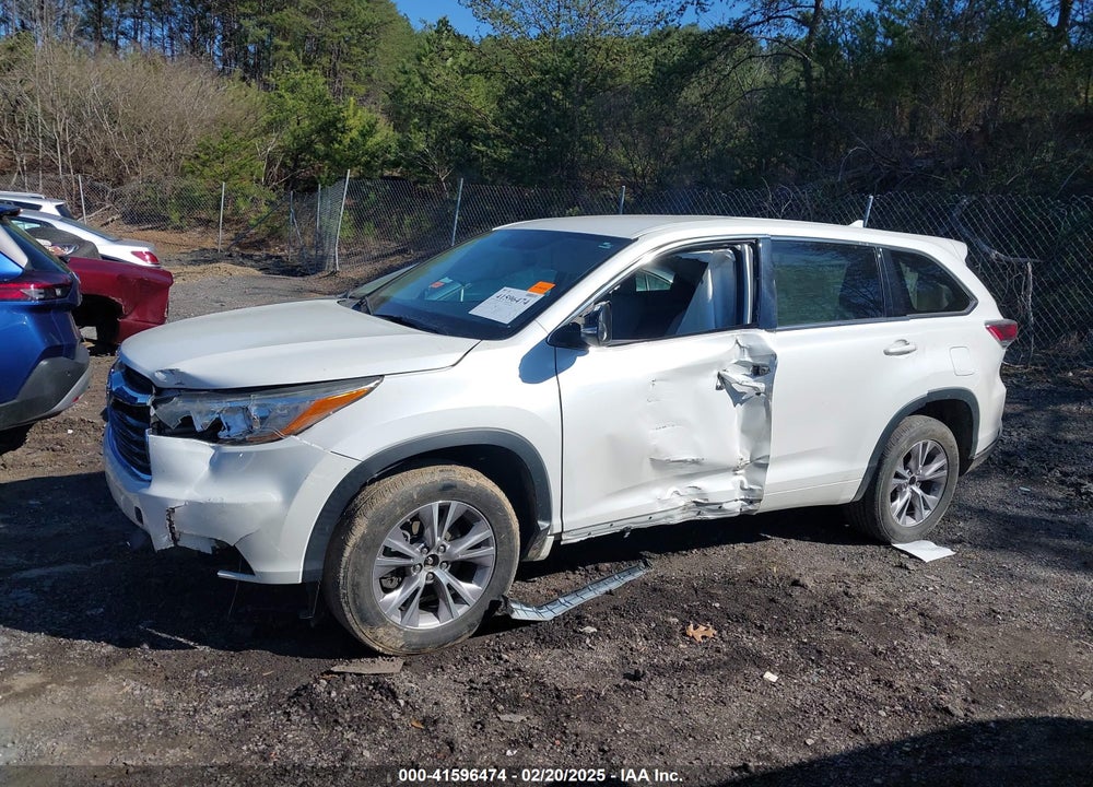 2015 TOYOTA HIGHLANDER VIN: 5TDZKRFH4FS099110