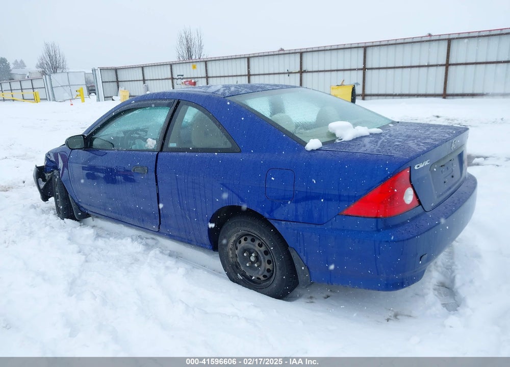 2005 HONDA CIVIC VP VIN: 1HGEM21145L007019