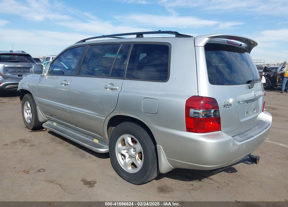2007 TOYOTA HIGHLANDER VIN: JTEGD21A270169156