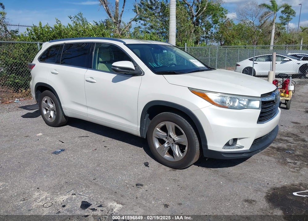 2015 TOYOTA HIGHLANDER LIMITED V6 VIN: 5TDYKRFH0FS099262
