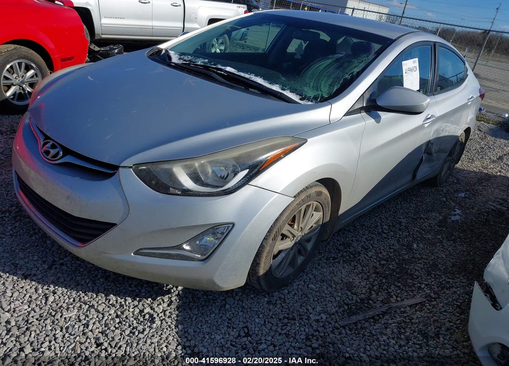 2015 HYUNDAI ELANTRA VIN: KMHDH4AE2FU355535