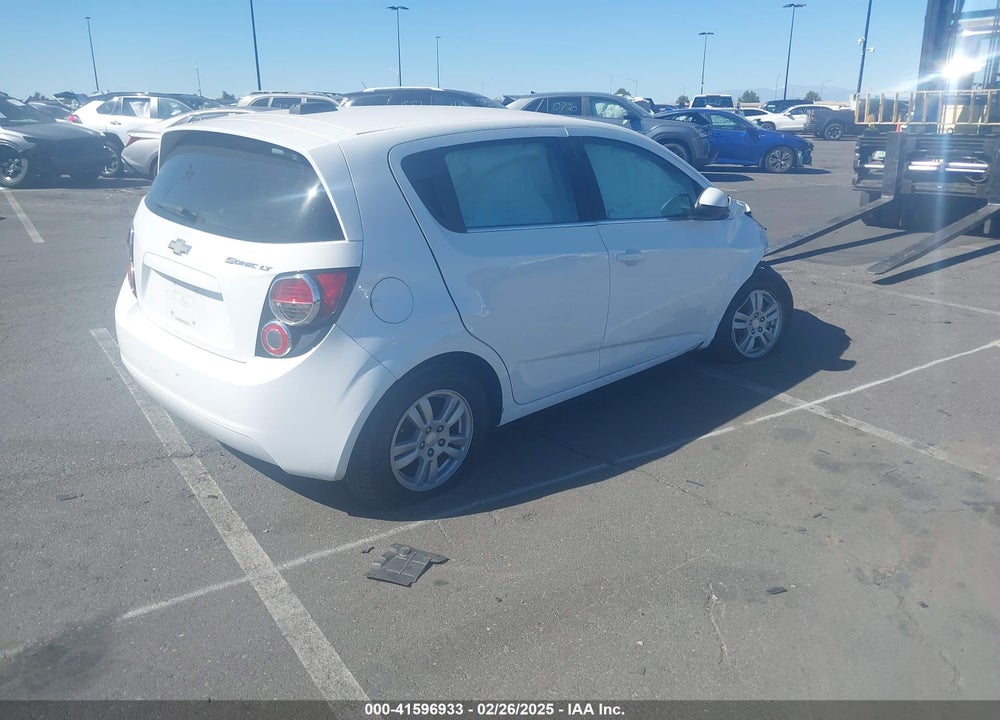 2016 CHEVEROLET SONIC VIN: 1G1JC6SH7G4115305