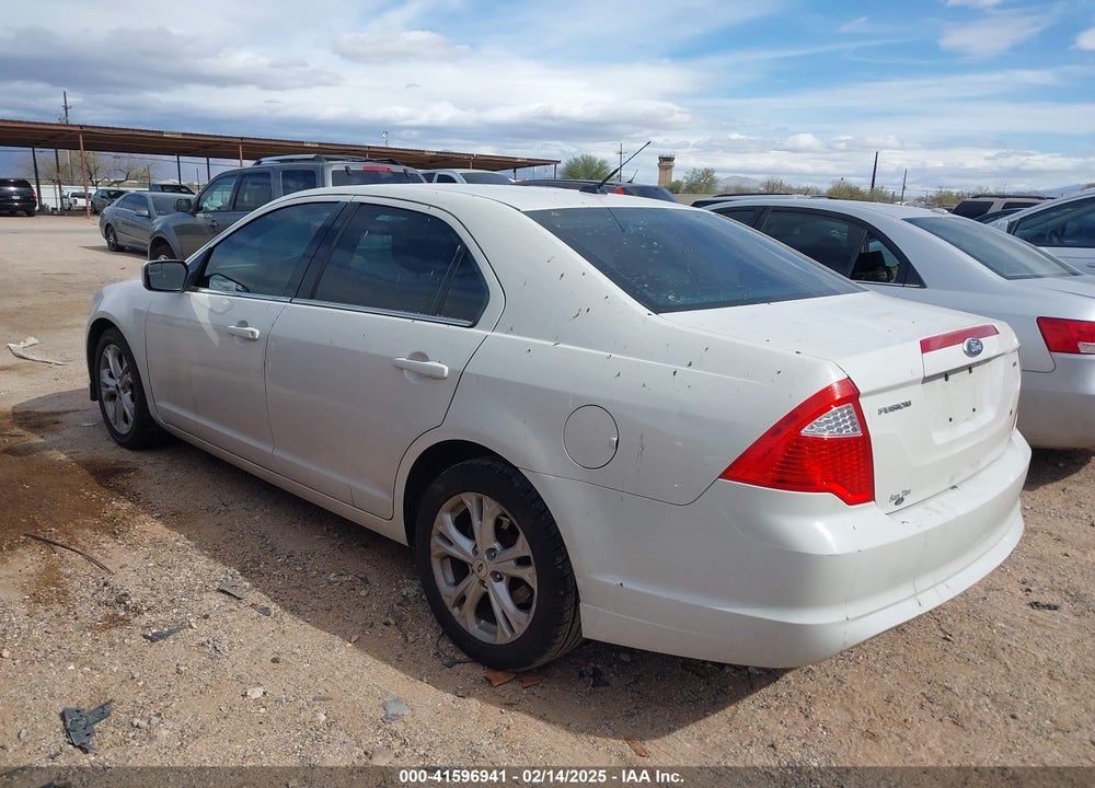 2012 FORD FUSION VIN: 3FAHP0HA2CR151265