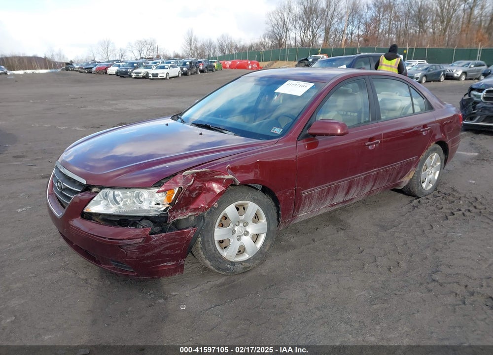2009 HYUNDAI SONATA GLS VIN: 5NPET46C79H407870