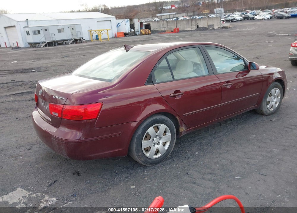 2009 HYUNDAI SONATA GLS VIN: 5NPET46C79H407870
