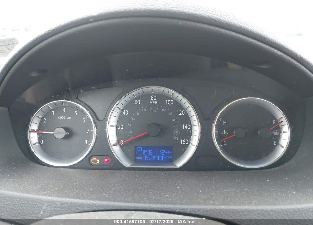 2009 HYUNDAI SONATA GLS VIN: 5NPET46C79H407870