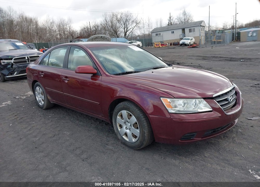 2009 HYUNDAI SONATA GLS VIN: 5NPET46C79H407870