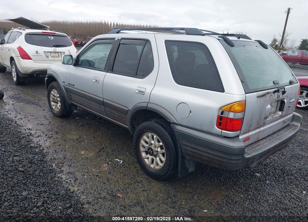 2000 HONDA PASSPORT EX/LX VIN: 4S6DM58W6Y4406996
