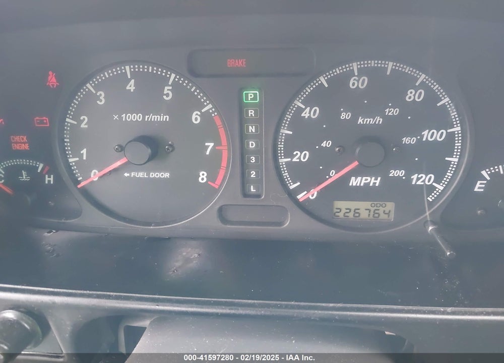 2000 HONDA PASSPORT EX/LX VIN: 4S6DM58W6Y4406996