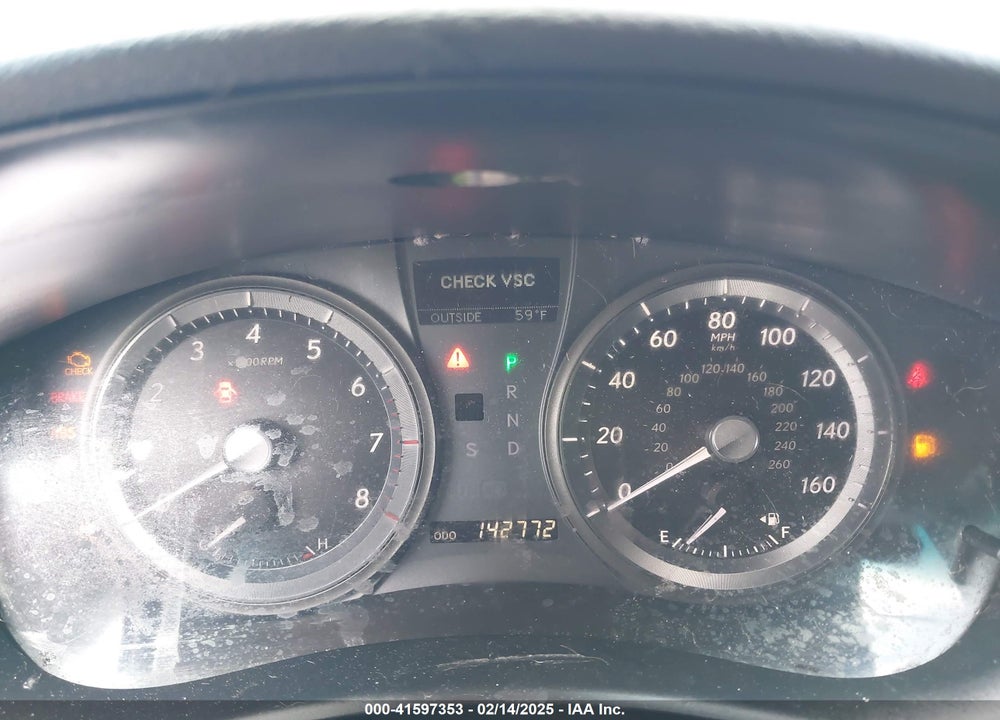 2007 LEXUS ES 350 VIN: JTHBJ46G872125312