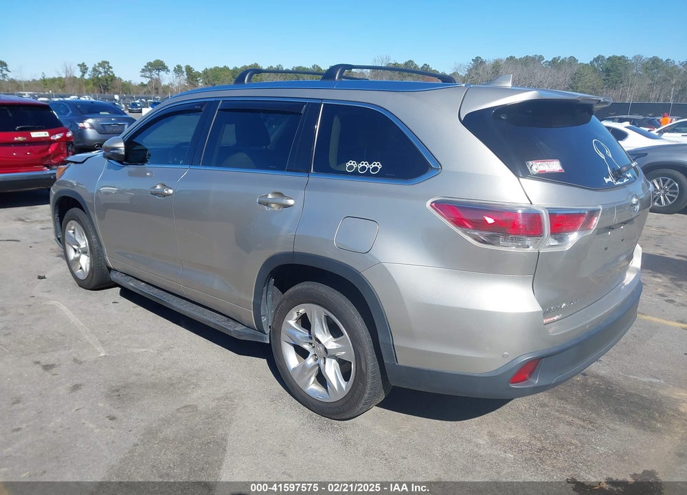 2015 TOYOTA HIGHLANDER LIMITED V6 VIN: 5TDYKRFH8FS049760