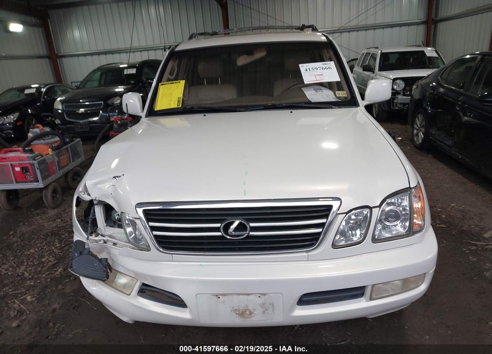 1999 LEXUS LX 470 VIN: JT6HT00W1X0056660