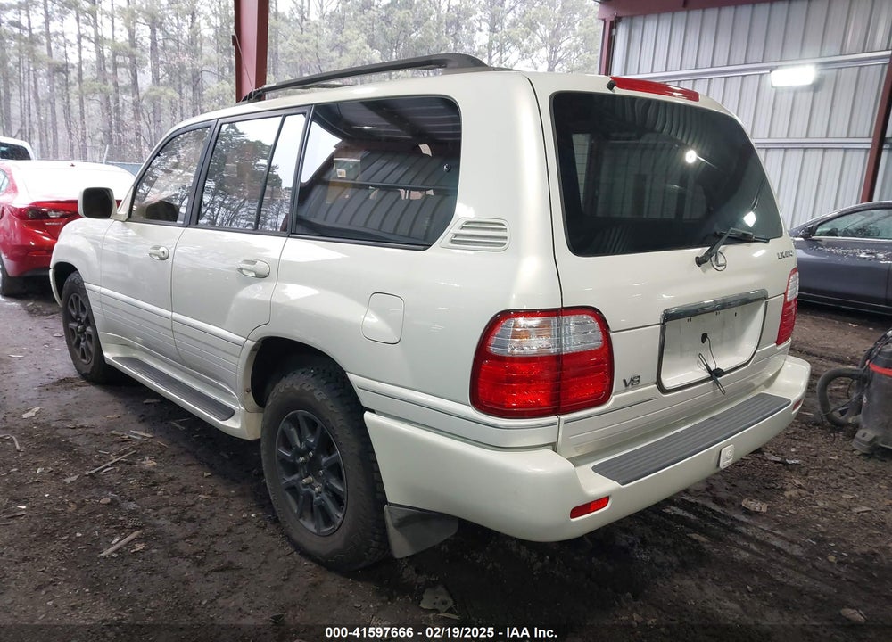 1999 LEXUS LX 470 VIN: JT6HT00W1X0056660