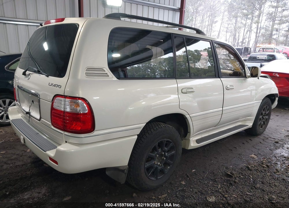 1999 LEXUS LX 470 VIN: JT6HT00W1X0056660
