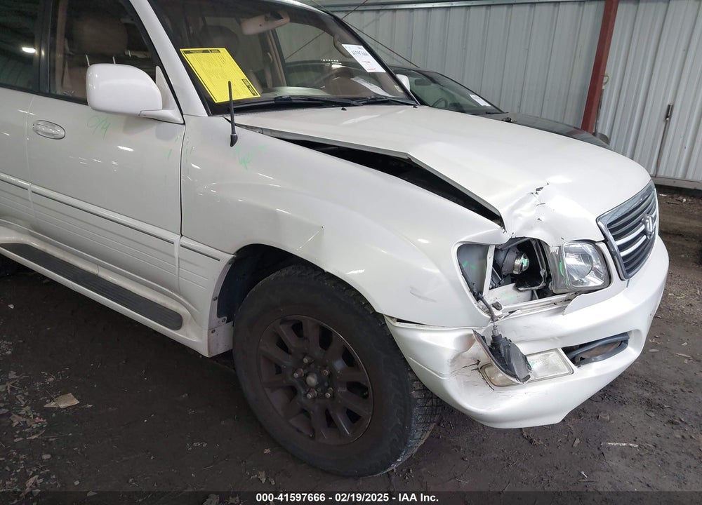 1999 LEXUS LX 470 VIN: JT6HT00W1X0056660