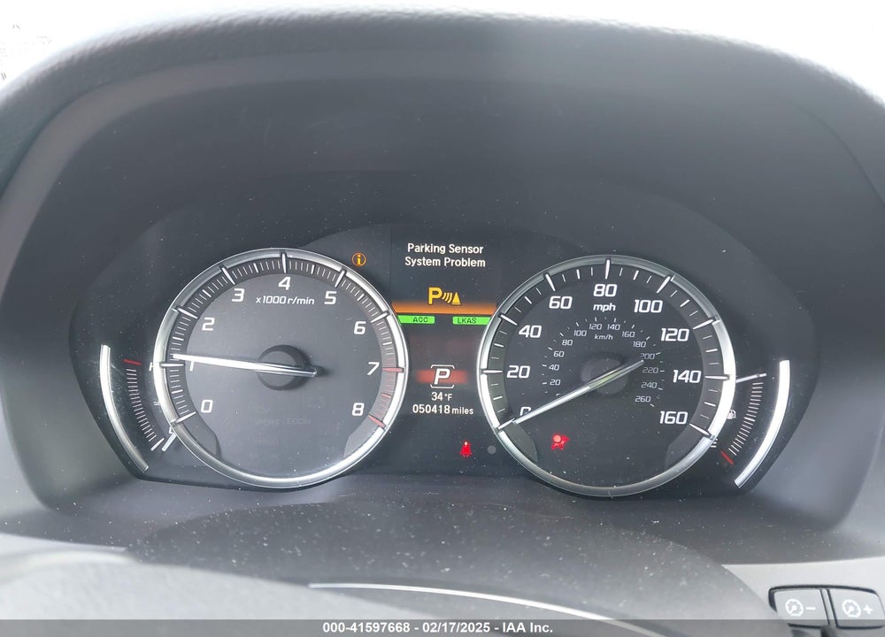 2020 ACURA MDX TECHNOLOGY PACKAGE VIN: 5J8YD4H54LL050919