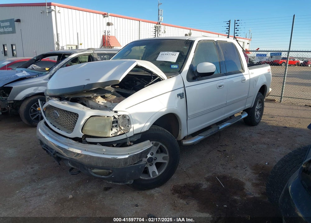 2002 FORD F-150 LARIAT/XLT VIN: 1FTRW08L82KC66135