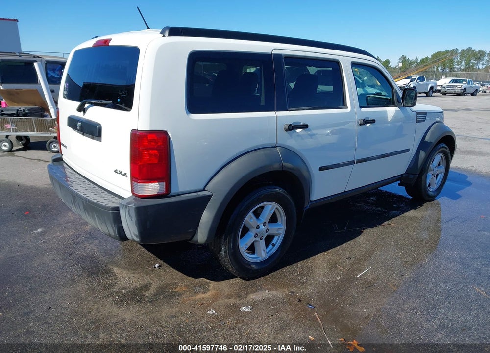 2007 DODGE NITRO SXT VIN: 1D8GU28K17W636231