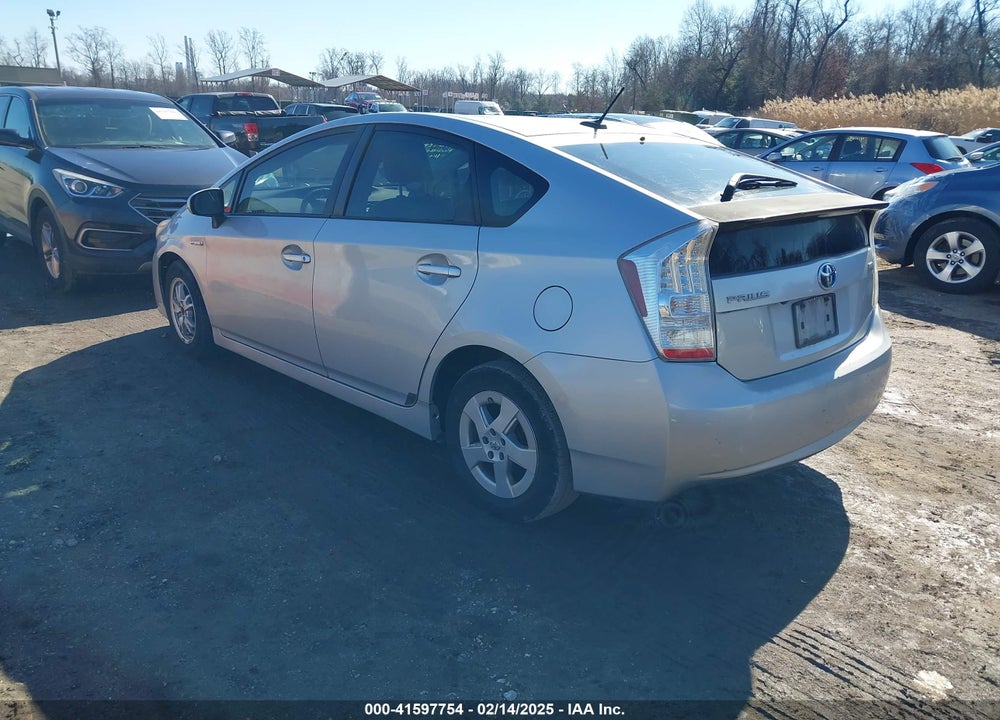 2011 TOYOTA PRIUS THREE VIN: JTDKN3DU7B0282942