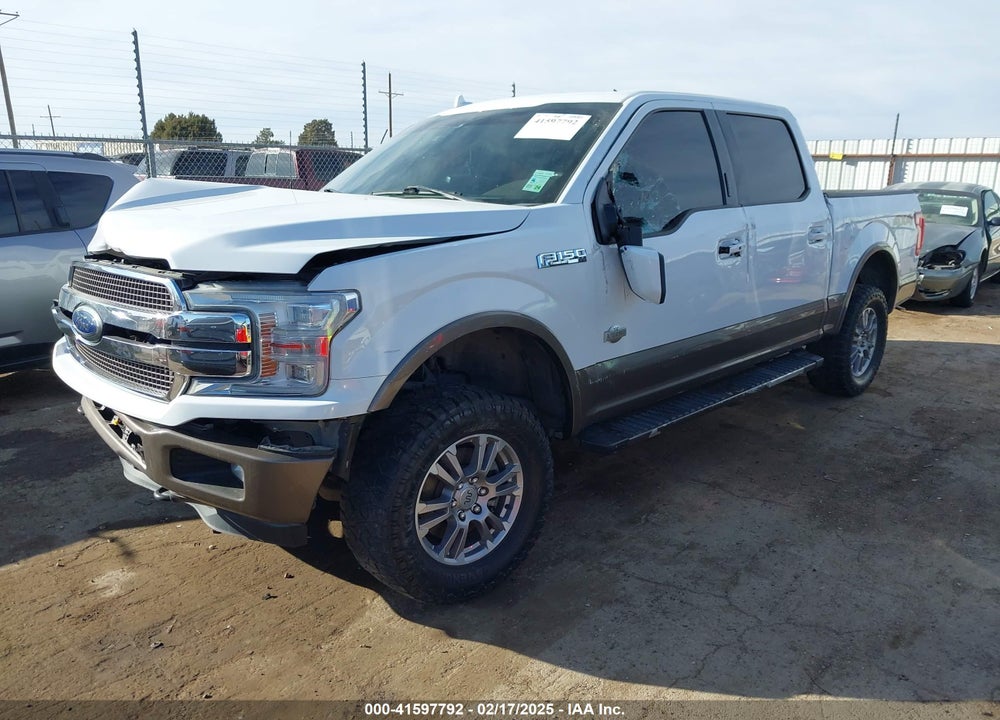 2018 FORD F-150 KING RANCH VIN: 1FTEW1EGXJFC82212
