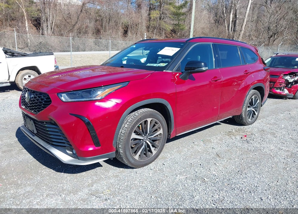 2021 TOYOTA HIGHLANDER XSE VIN: 5TDLZRBH8MS100585