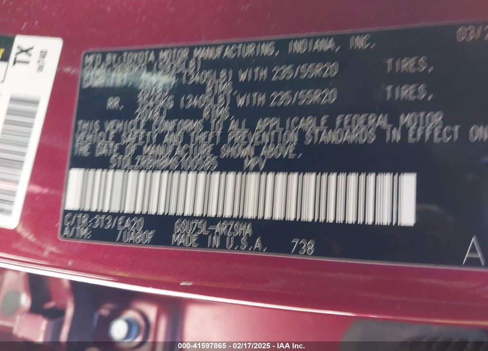 2021 TOYOTA HIGHLANDER XSE VIN: 5TDLZRBH8MS100585