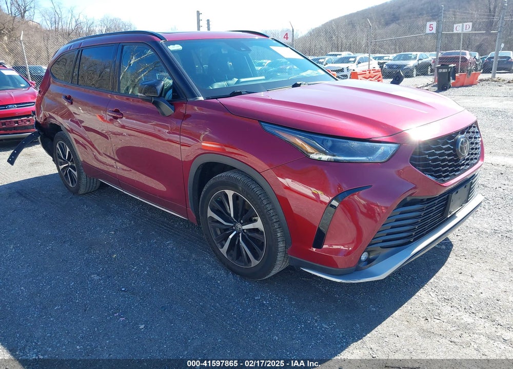 2021 TOYOTA HIGHLANDER XSE VIN: 5TDLZRBH8MS100585
