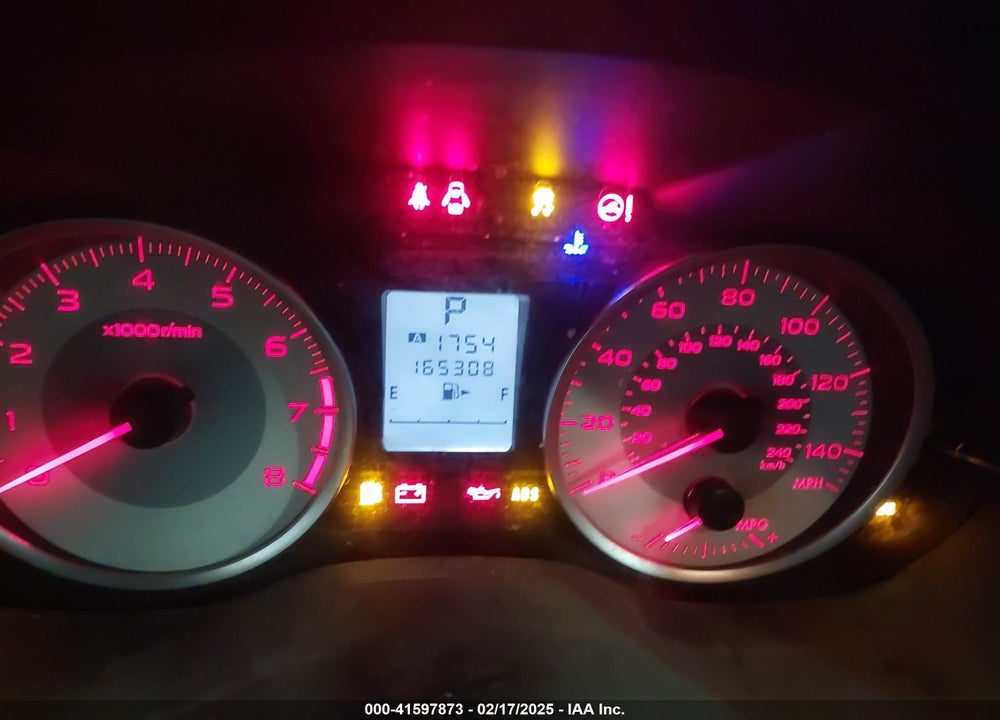 2012 SUBARU IMPREZA VIN: JF1GPAL62CH242333