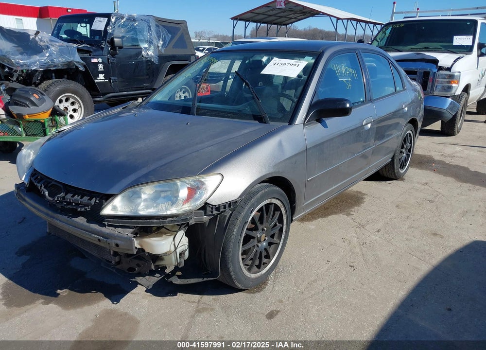 2004 HONDA CIVIC LX VIN: 2HGES16664H624292