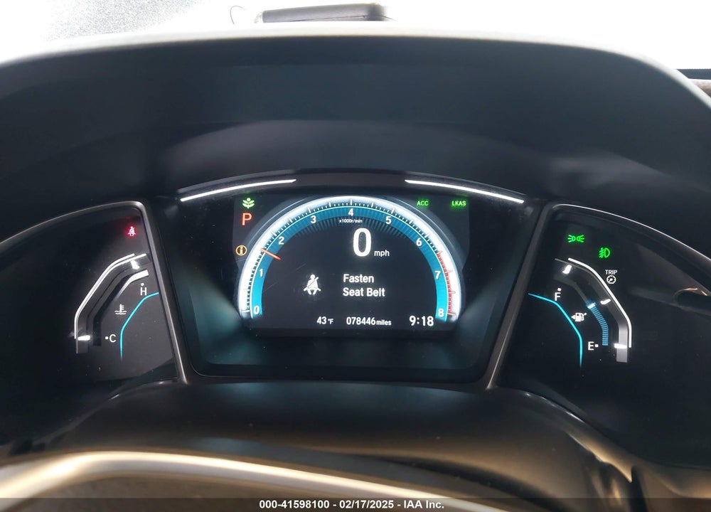 2018 HONDA CIVIC VIN: JHMFC1F9XJX010930