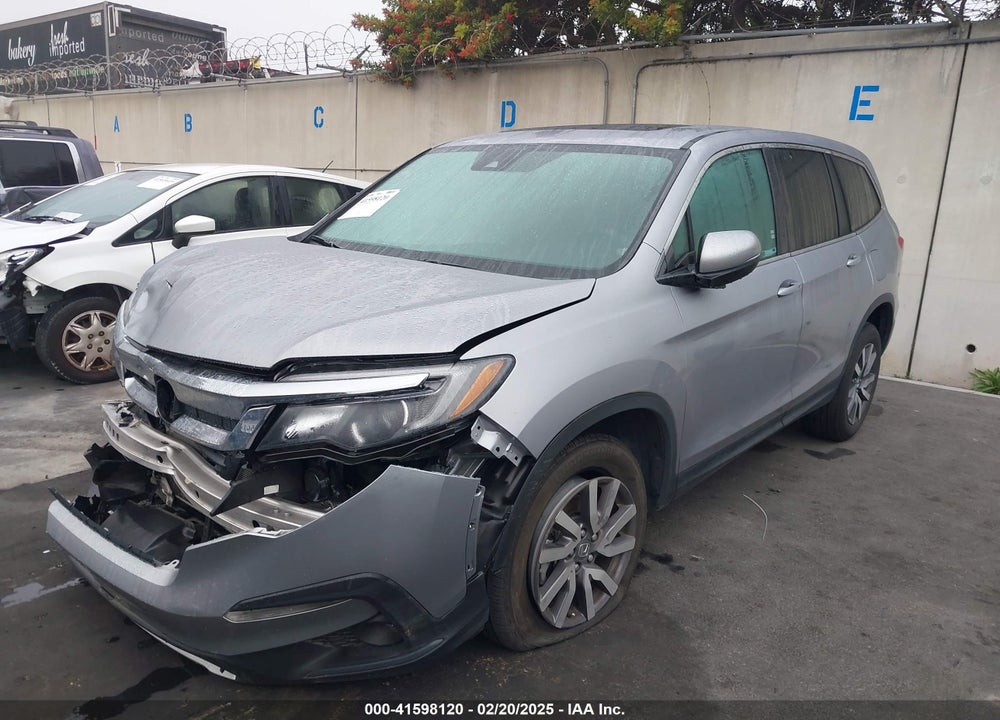 2022 HONDA PILOT 2WD EX-L VIN: 5FNYF5H55NB006514