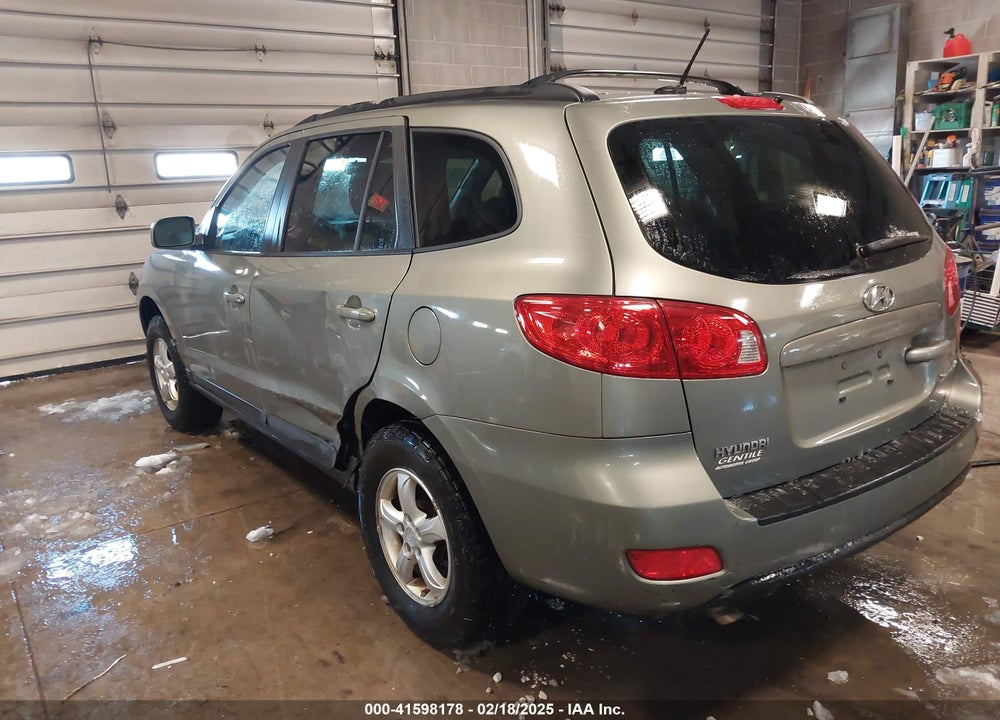 2008 HYUNDAI SANTA FE GLS VIN: 5NMSG13D68H226094