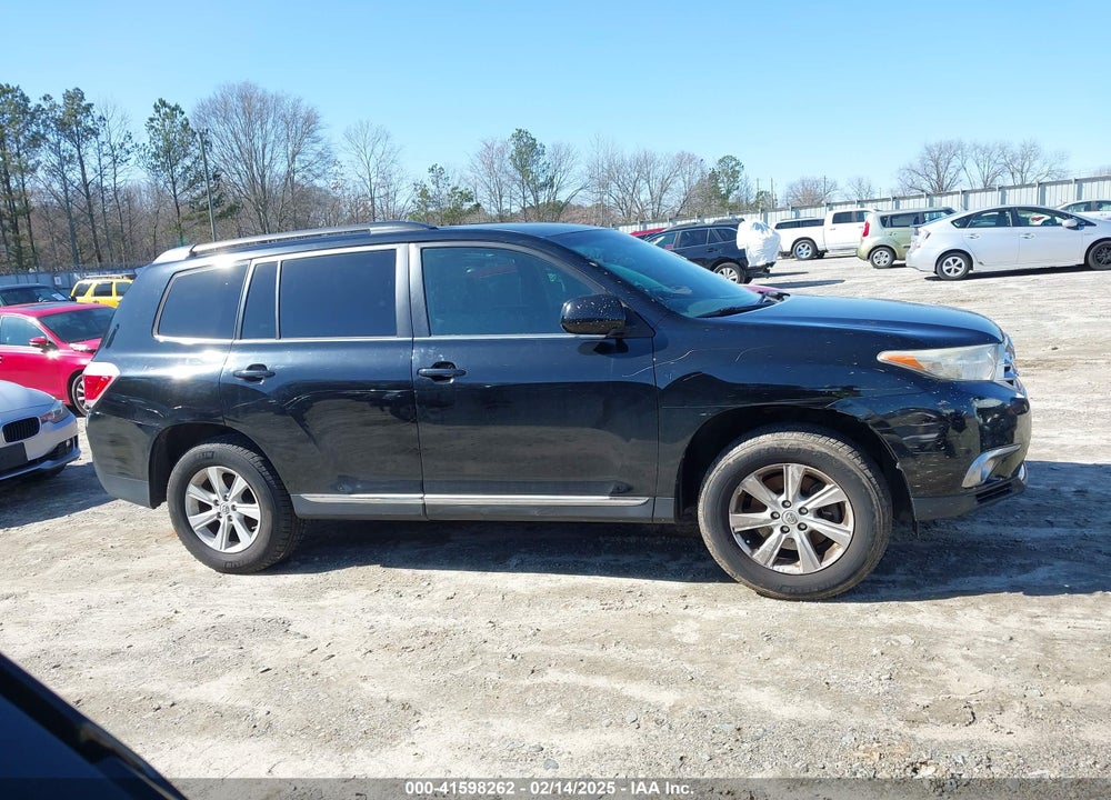 2013 TOYOTA HIGHLANDER BASE PLUS V6 VIN: 5TDZK3EHXDS099088