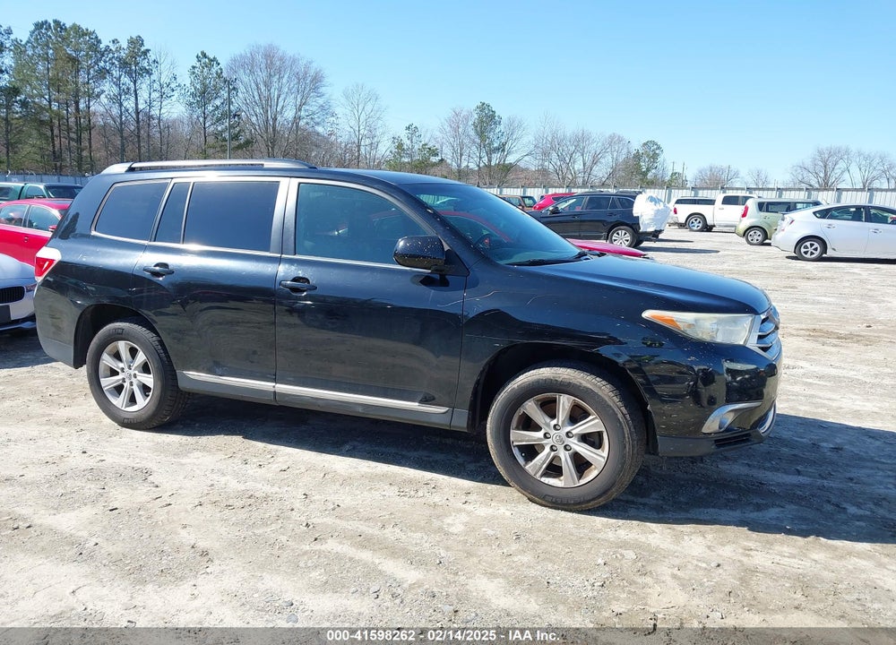 2013 TOYOTA HIGHLANDER BASE PLUS V6 VIN: 5TDZK3EHXDS099088