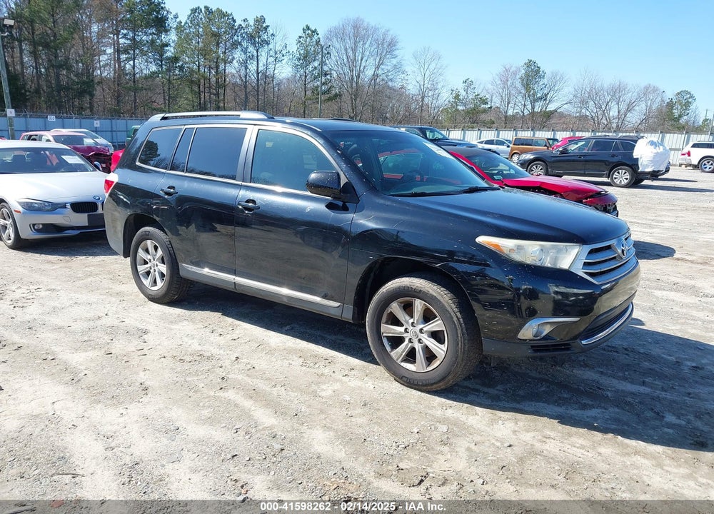 2013 TOYOTA HIGHLANDER BASE PLUS V6 VIN: 5TDZK3EHXDS099088